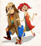 Dobrovolnice a bezdomovec