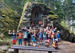 Celodenní výlet - dorazili jsme v pořádku na Královský kámen