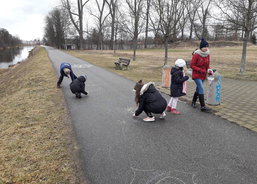 malování křídami