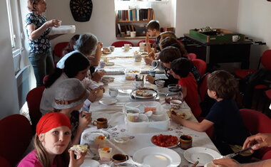 Občerstvení na faře