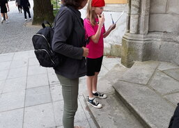 Esterka se radí s Marikou