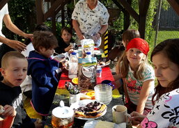 Snídaně v klubovně