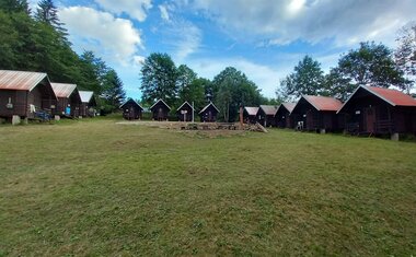 Celkový pohled na tábořiště Javorníček