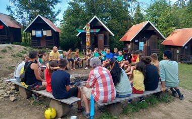 Závěrečné kolečko aneb hodnotíme celý tábor