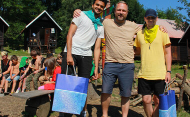 pan ředitel se rozloučil s dobrovolníky