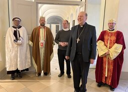 při tříkrálovém koledování v roli jednoho z králů