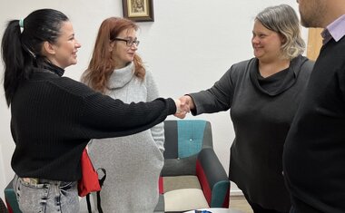Alona a vedoucí Dobrovolnického centra