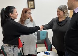 Alona a vedoucí Dobrovolnického centra