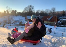 Nadějné bobistky - Izabelka s Andy