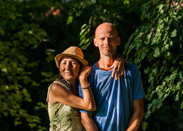 Dobrovolník František s Mirkou