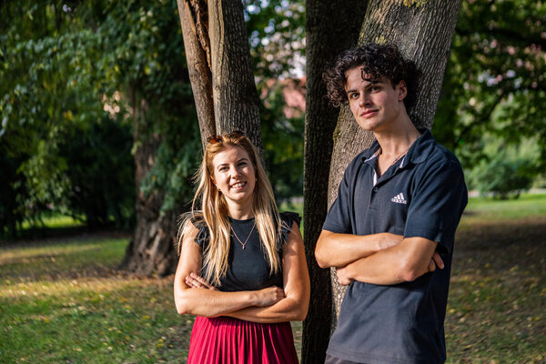 Kryštof Kalný a Monika Opelková